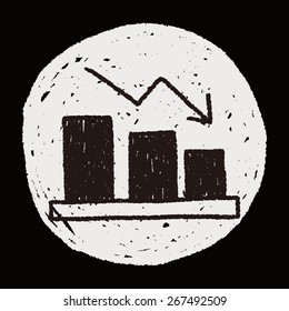 bussiness chart doodle drawing