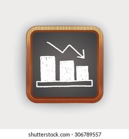 bussiness chart doodle drawing