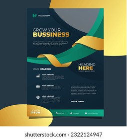 A bussiness flyer template for company