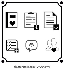 bussiness man heart icon vector 