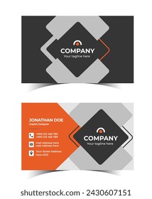 bussiness moden name card background Black