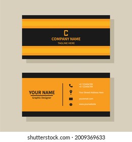 Bussiness name card template design