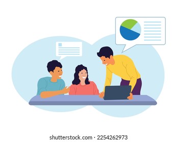 Bussiness People Vector in illustration graphic vector