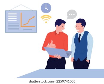 Bussiness People Vector in illustration graphic vector