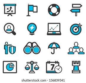 Bussiness Strategy Icon Set
