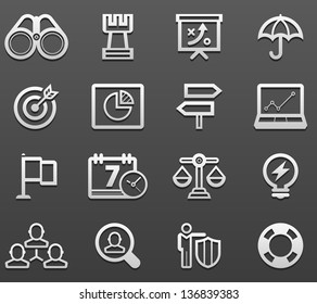 Bussiness Strategy Icon Set