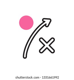 bussiness strategy icon vectorwith modern style