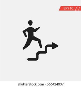 Bussiness success vector icon