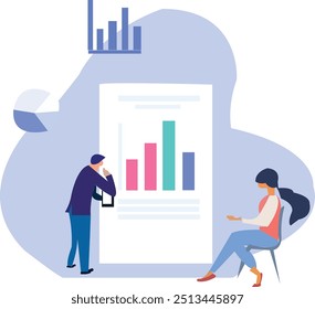 Vector de negocios e ilustración utilizable