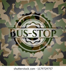 Bus-stop camo emblem