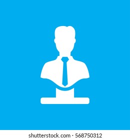 bust icon illustration isolated vector sign symbol