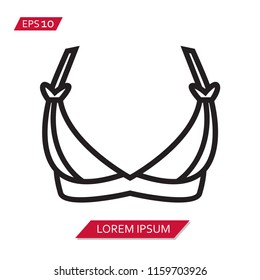 bustier vector icon symbol