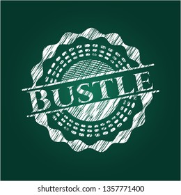 Bustle chalk emblem