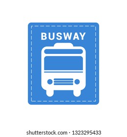 Busway Sign And Symbol