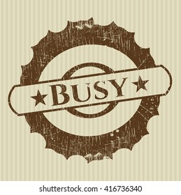 Busy grunge stamp