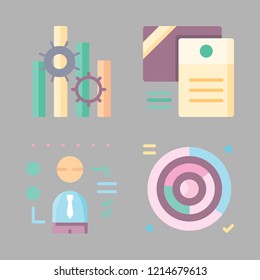 busy icon set. vector set about graphics and documents icons set.