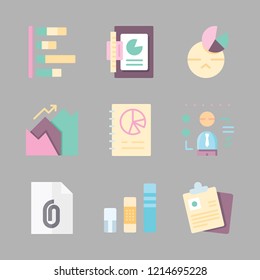busy icon set. vector set about graphics, documents, document and graphic icons set.