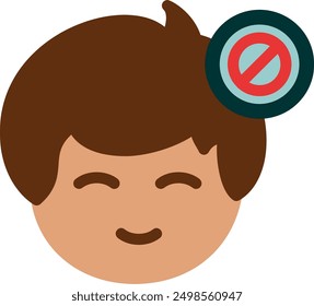 Busy status indicator Flat Vector Icon Design