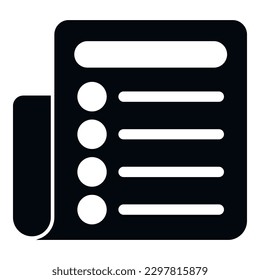 Busy task schedule icon simple vector. Event person. Board list