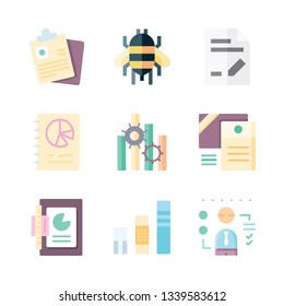 busy vector icon set
