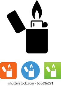 Butane lighter icon