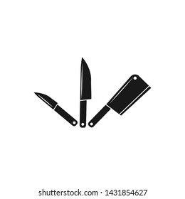 Butcher Beef Icon Logo Vector