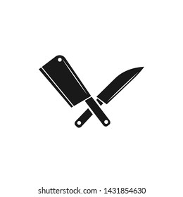 Butcher Beef Icon Logo Vector