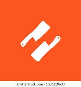 butcher cleavers vector icon
