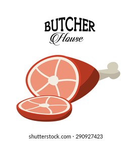 butcher concept design, vector illustration eps10 graphic 