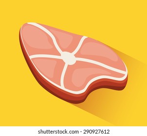 butcher concept design, vector illustration eps10 graphic 