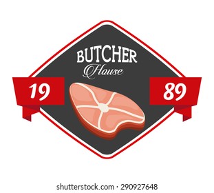butcher concept design, vector illustration eps10 graphic 