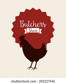 butcher concept design, vector illustration eps10 graphic 