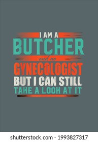Butcher design vector illustration for use in design and print poster canvas