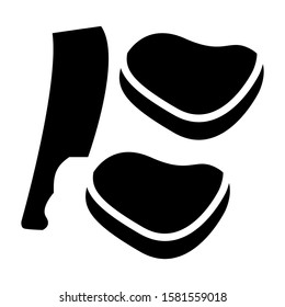 butcher icon isolated sign symbol vector illustration - high quality black style vector icons
