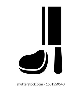 butcher icon isolated sign symbol vector illustration - high quality black style vector icons
