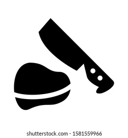 butcher icon isolated sign symbol vector illustration - high quality black style vector icons
