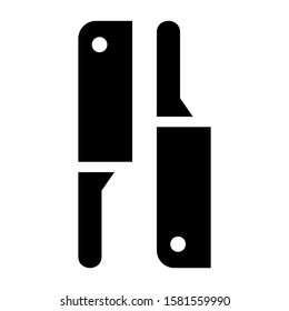 butcher icon isolated sign symbol vector illustration - high quality black style vector icons
