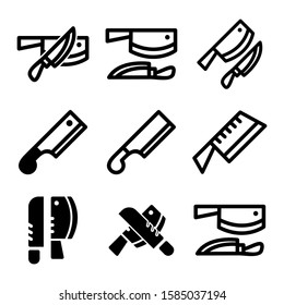 butcher icon isolated sign symbol vector illustration - Collection of high quality black style vector icons
