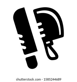 butcher icon isolated sign symbol vector illustration - high quality black style vector icons
