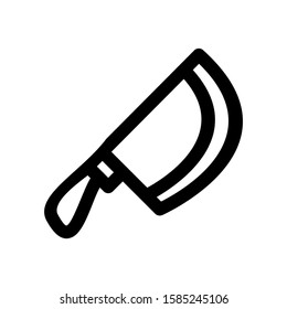 butcher icon isolated sign symbol vector illustration - high quality black style vector icons
