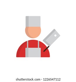 butcher icon vector. job flat icon