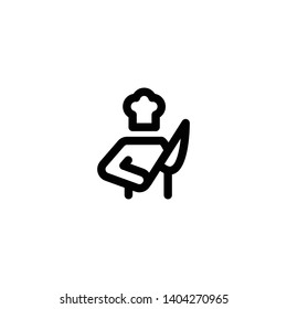 butcher icon vector symbols illustration