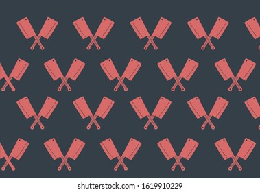 Butcher knife background design for template used in box design, banner, poster, card and any other purpose