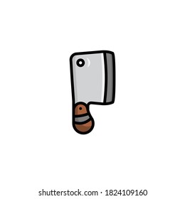 Butcher Knife - Color Icon Design