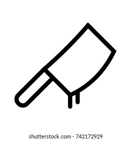 BUTCHER KNIFE ICON 