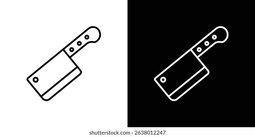 Butcher knife icon Graphic vector set for ui design