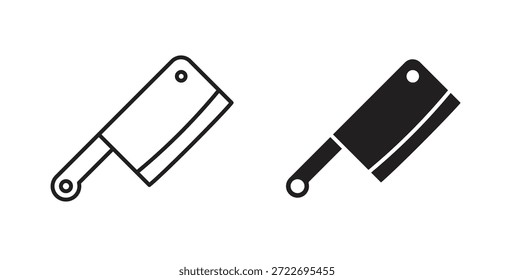 Butcher knife icon isolated vector Illustration. Vector pictogram for web and app