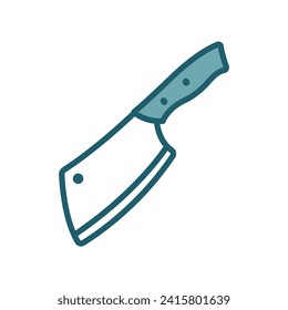 butcher knife icon vector design template simple and clean