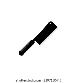 butcher knife icon. vector illustration simple design
