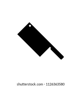 butcher knife icon vector template